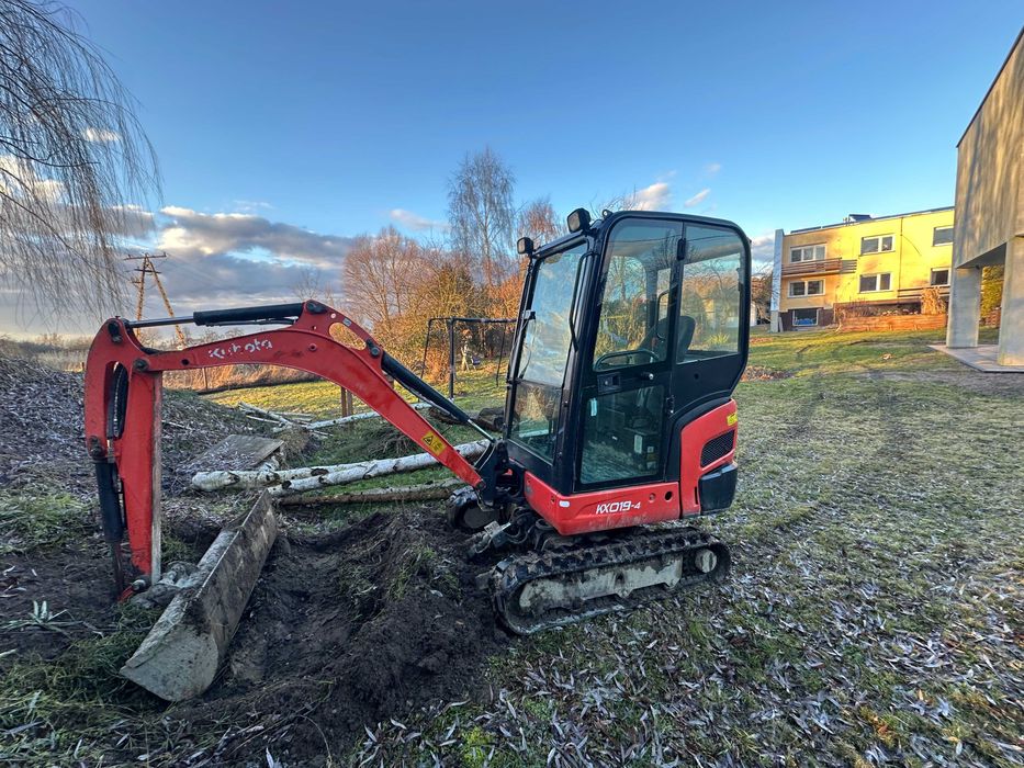 Minikoparka KUBOTA KX 019-4