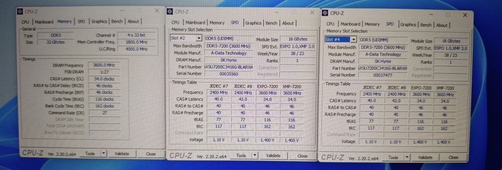 Adata XPG Lancer RGB 32GB 7200 MT CL34