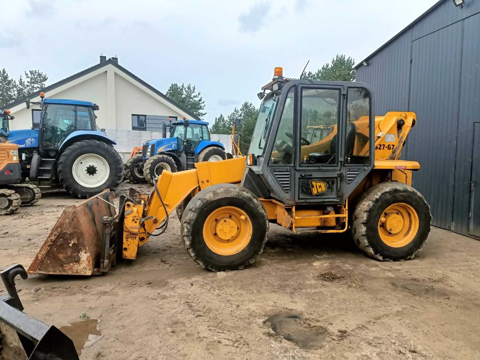 JCB 527-67 ładowarka teleskopowa Łyżka + widły z przesuwem tylko 5tys mth Manitou Merlo