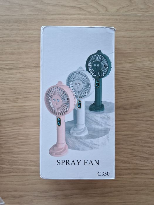 Ventoinha portatil com refrigeração a água