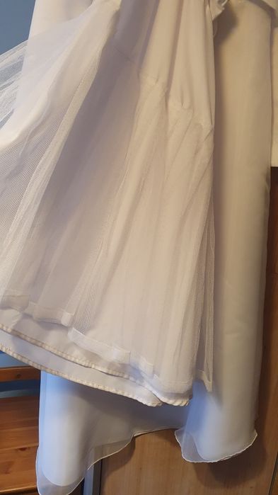 Sukienka komunijna, bolerko, halka 140 cm