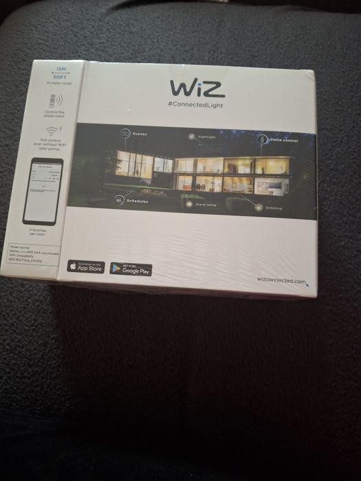 Nowe żarówki WiZ LED 2 szt. + pilot – WiFi, sterowanie głosowe