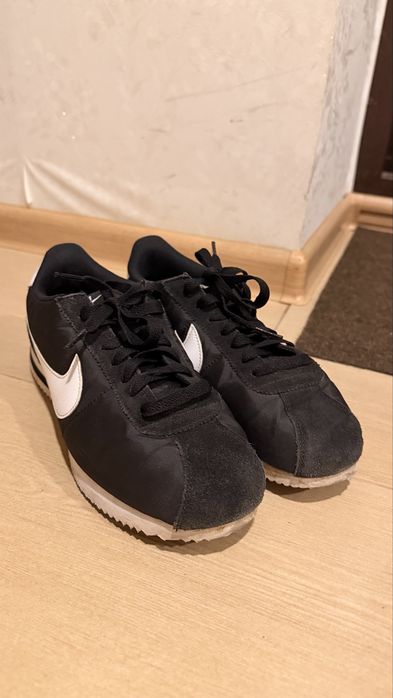 Nike Cortez black nylon