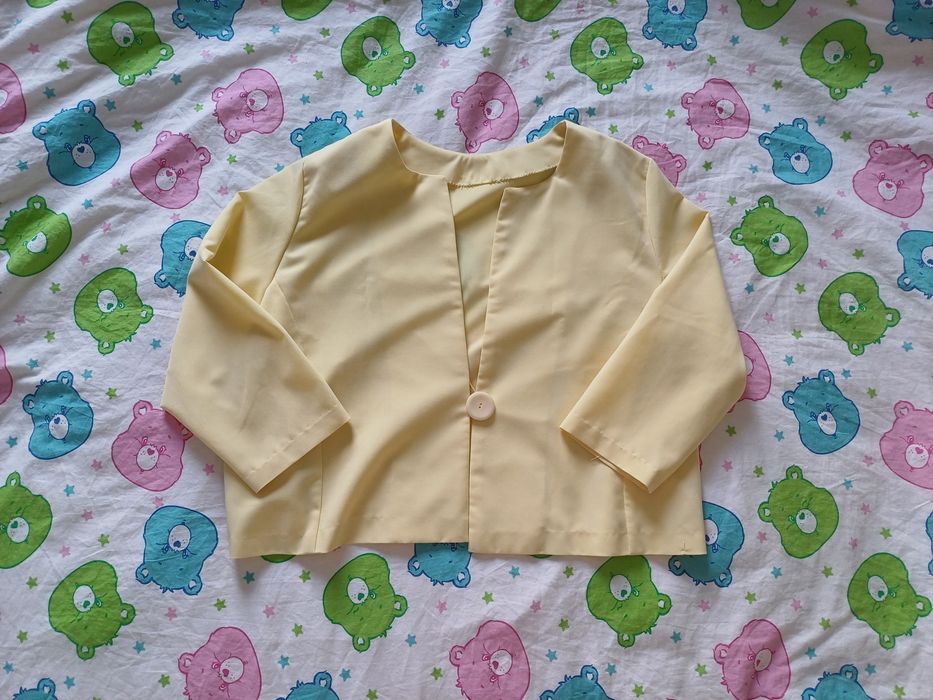 Żółty żakiet marynarka rozmiar XL 42 styl vintage