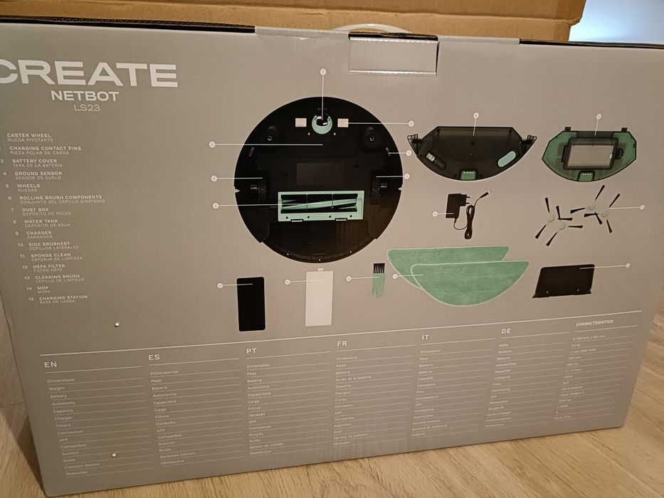 Aspirador robô Create Netbot s23
