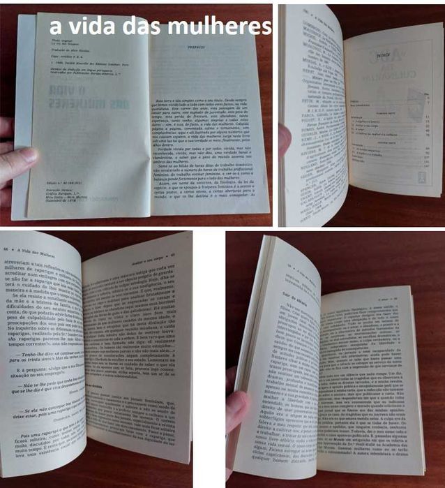 Livros Anos 60-80 sobre o papel da mulher na sociedade