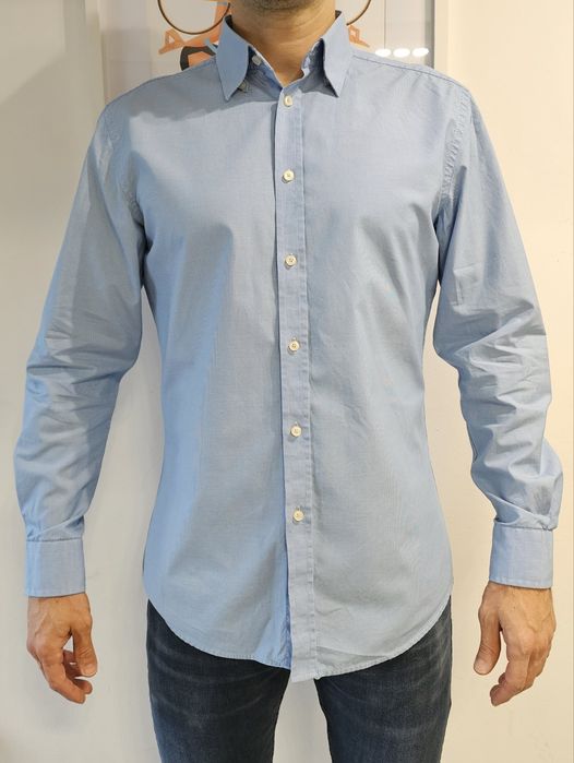 Koszula BYTOM Slim-Fit K40 W176/182 Bawełna 100% jasno niebieska NR05