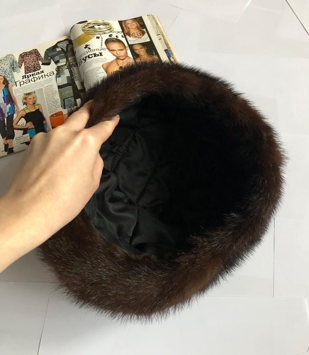 Натуральная норковая шапка