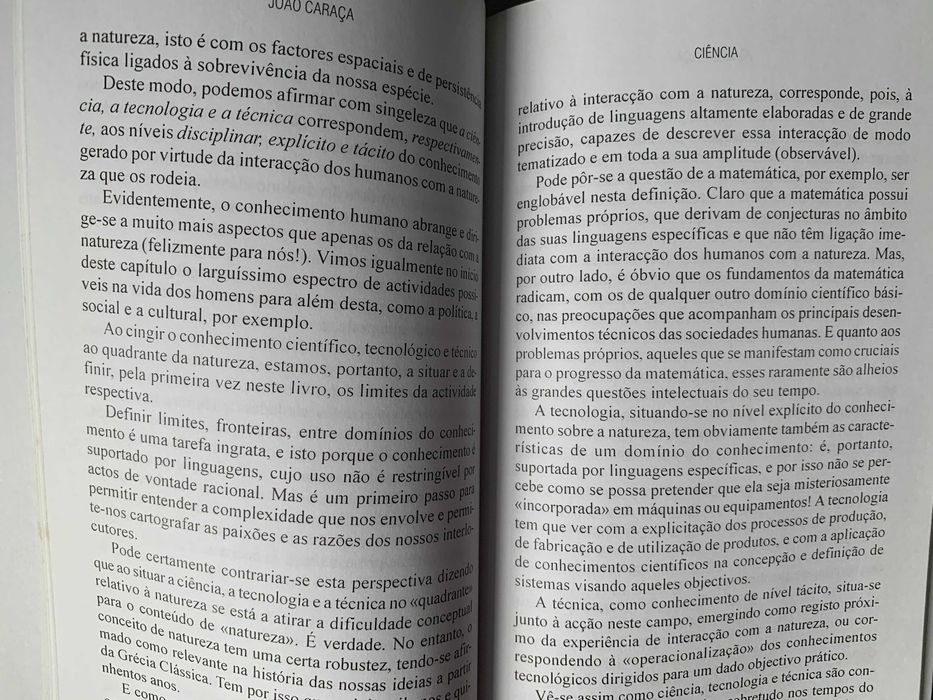 O Que é Ciência, de João Caraça