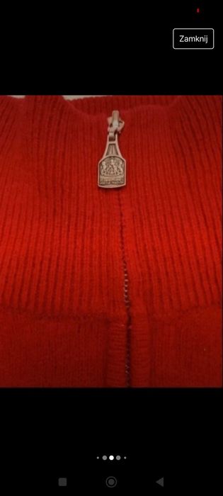 Sweter męski golf wełniany