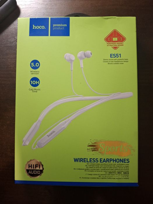 Hoco ES51 słuchawki bezprzewodowe nowe