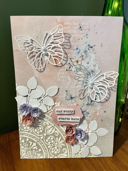 Kartka obrazek handmade scrapbooking