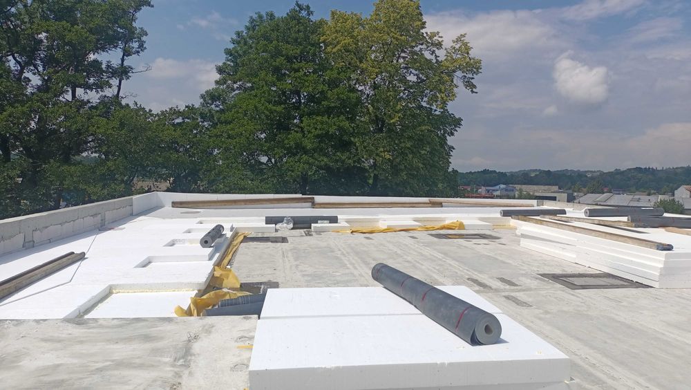 Dachy płaskie, tarasy, balkony-Epdm, Papa, Pvc, Tpo..itd żywice