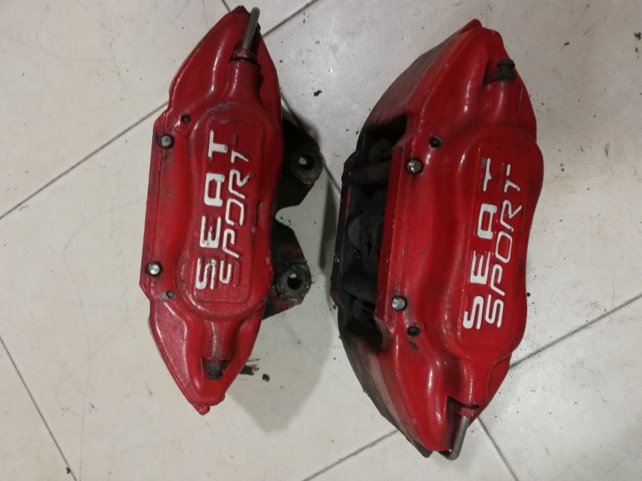 Travagem completa frente seat ibiza cupra 6l 312mm ap seat sport