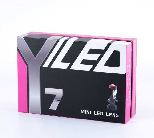 Міні лінзи H4 bi led лампа в фару Гарантия 1 рік, Ціна комплекту