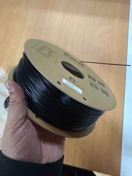 Filamentos preto ABS para impressora 3D