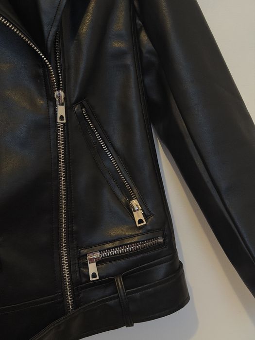 Шкіряна куртка oversize