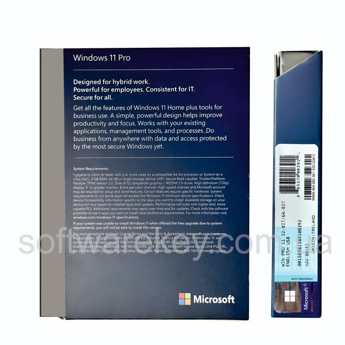 Microsoft Windows 11 Pro Full 32/64 Bit USB (HAV-00162)