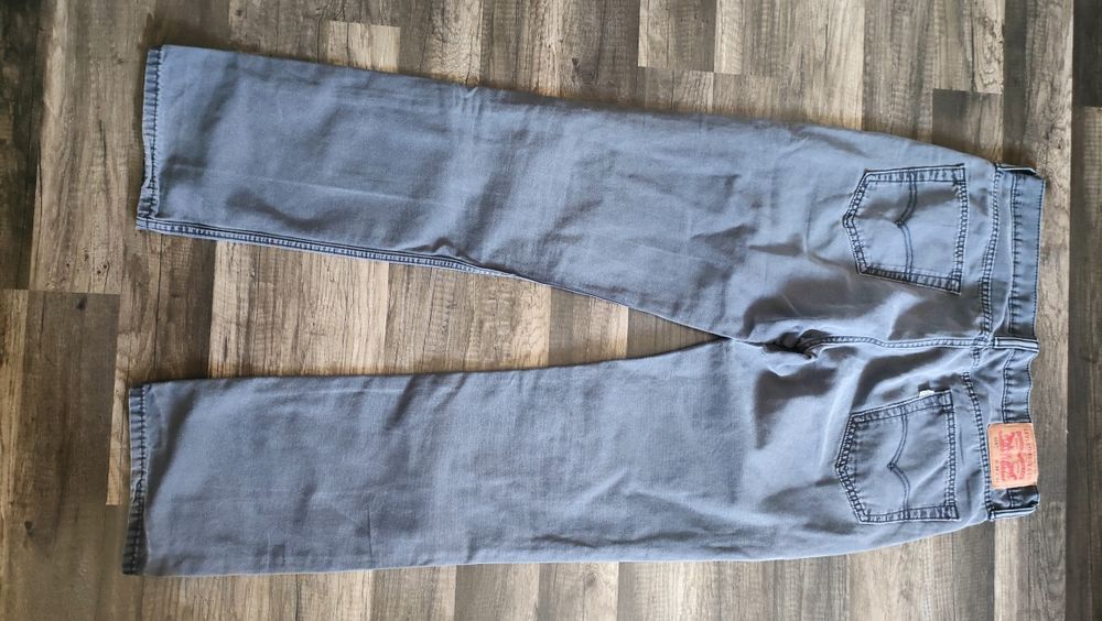 klasyczne szare spodnie LEVI'S 514 34/34