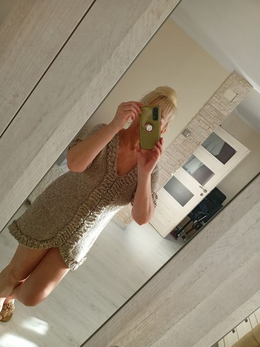 Sukienka tunika sweter