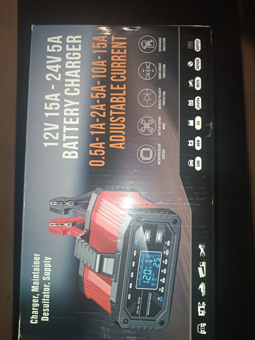 Зарядное устройство FOXSUR 15A.