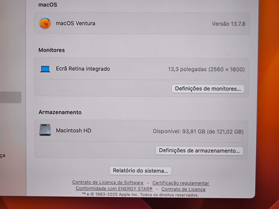 Apple Macbook Pro 13 i5 2017 SSD 128GB 8GB ram Retina # Ler