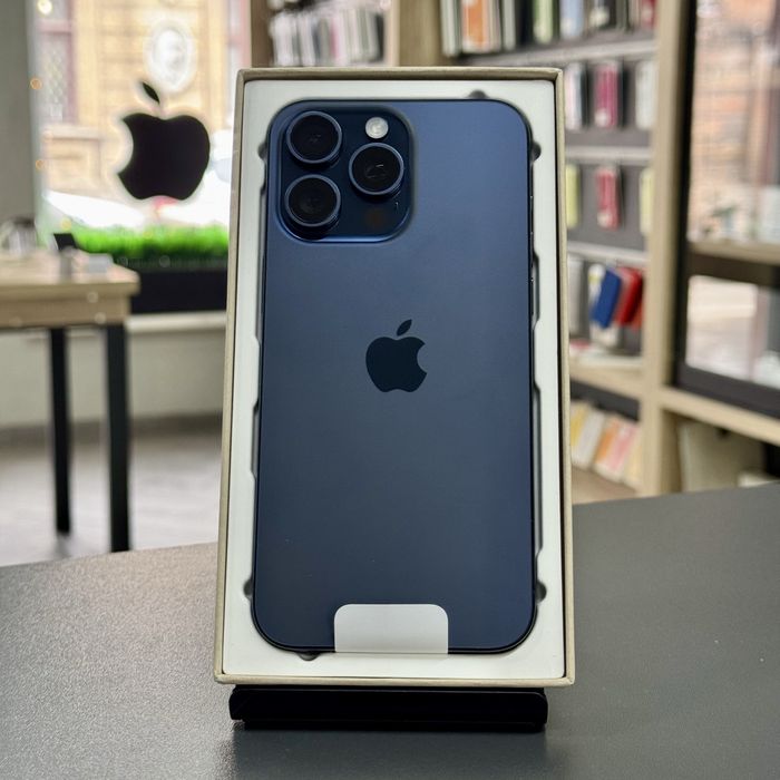 Новий open box - iPhone 15 Pro Max blue 256 GB Магазин / Гарантія