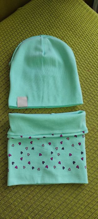 Komplet czapka i komin