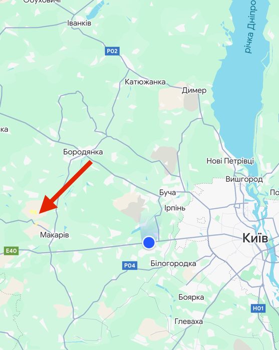 Продаж землі під будівництво 167 га , с.Наливайківка