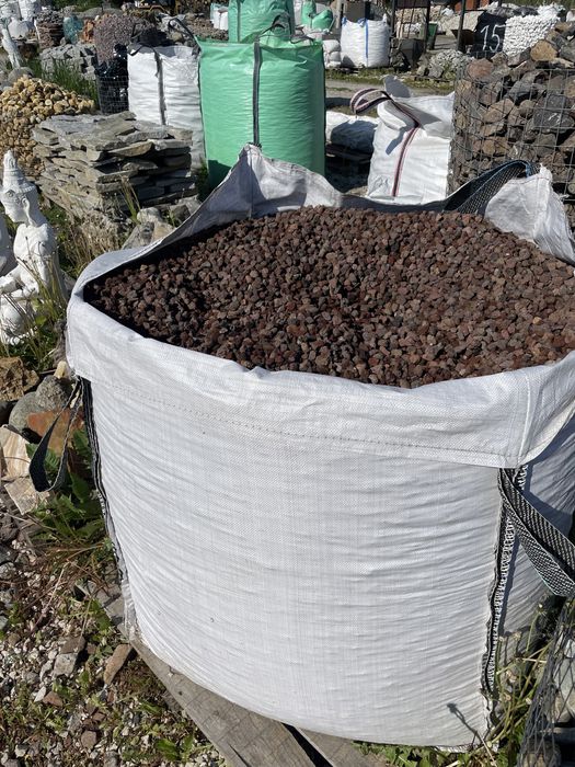 Grys LAWA WULKANICZNA - Lawa Łamana, Kamień do Akwarium Podłoże Lawowe