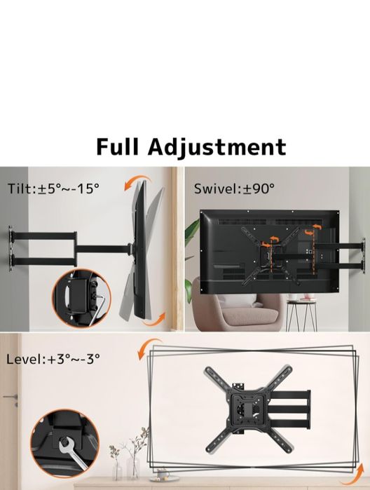 suporte de parede para televisão