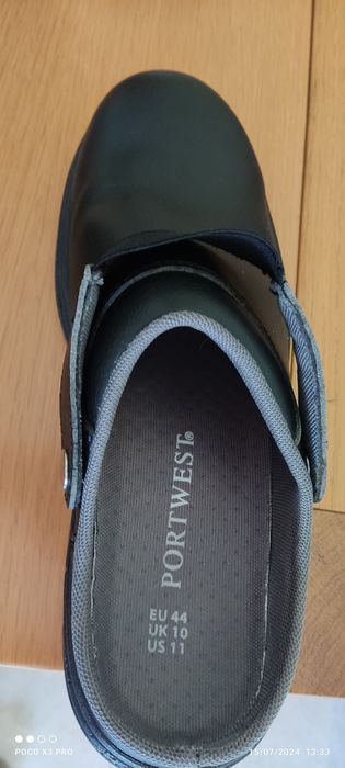 Sapatos de Cozinheiro com biqueira de aço