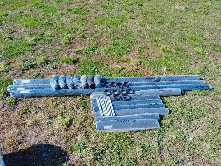Rynny-Rury spustowe metalowe fi 90 czarny mat