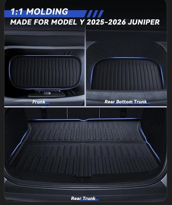 Telsla  Model Y Juniper 25-26г.Коврики