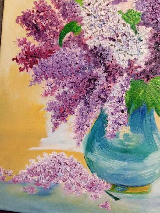 Obraz 40*40cm farbami olejnymi