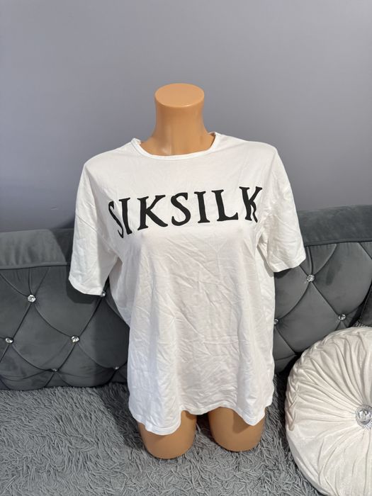 Koszulka SikSilk 164 biała nowa
