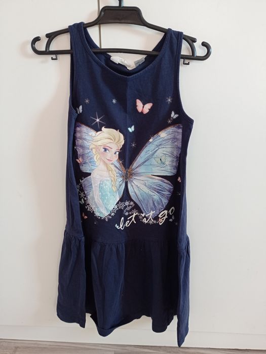 Sukienka kraina lodu h&m Elza 122/128