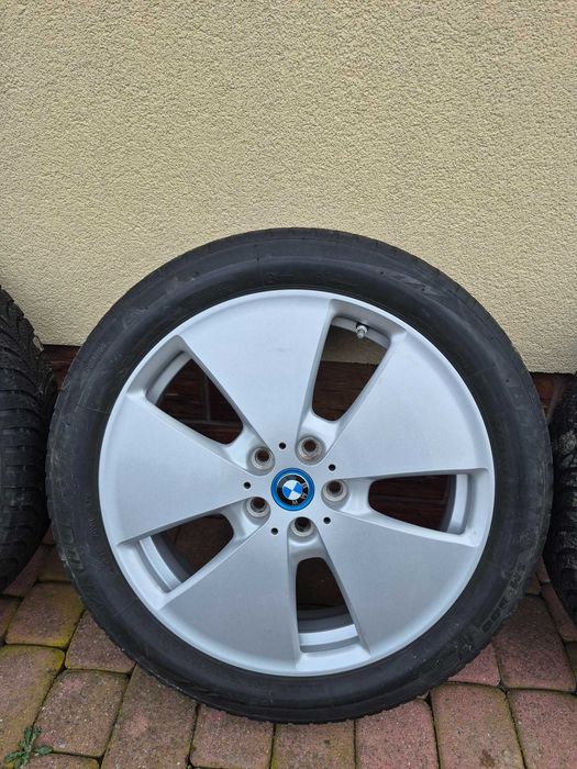 Bmw i3 Felgi Aluminiowe Koła Alufelgi 19" ET43 Komplet opony Bridgestone Zimowe 155/70 R19