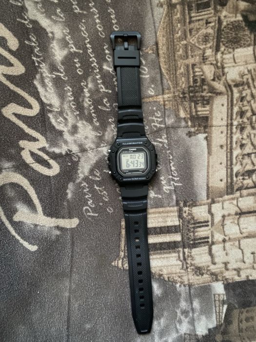 Часы Casio illuminator w 218 h
