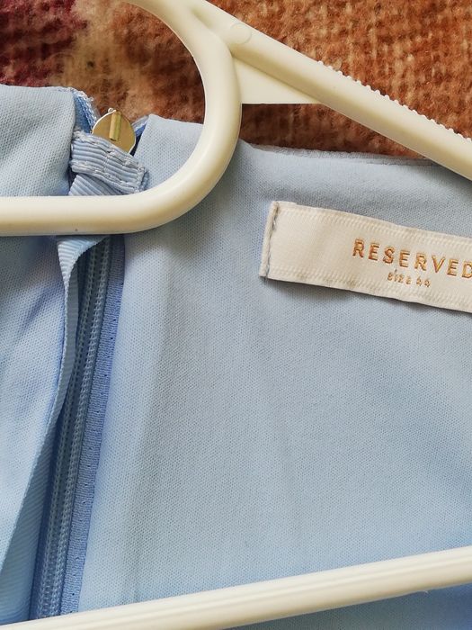 Sukienka Reserved błękitna 42
