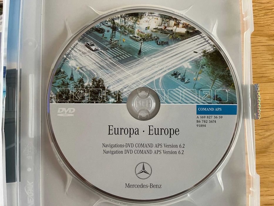 DVD Comand APS Version 6.2 Europa para Mercedes