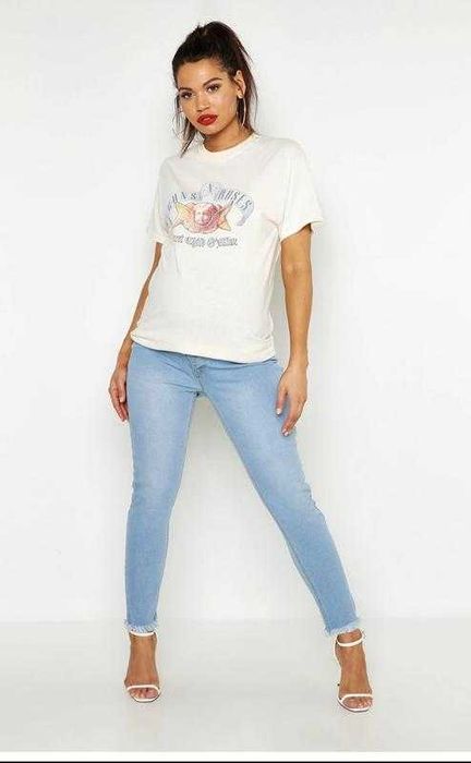 Джинсы брюки для беременных boohoo