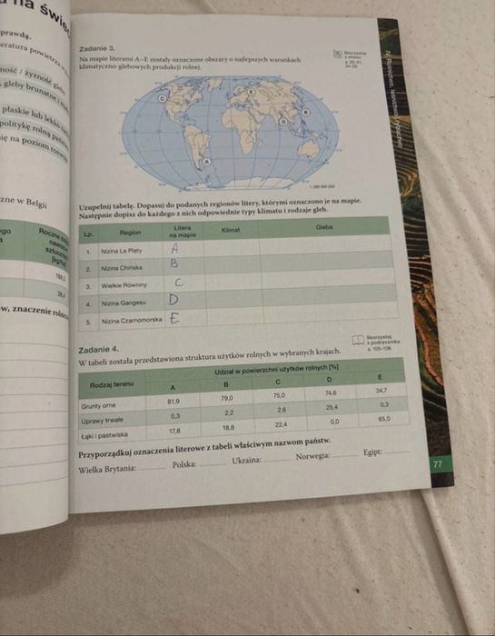 geografia karty pracy