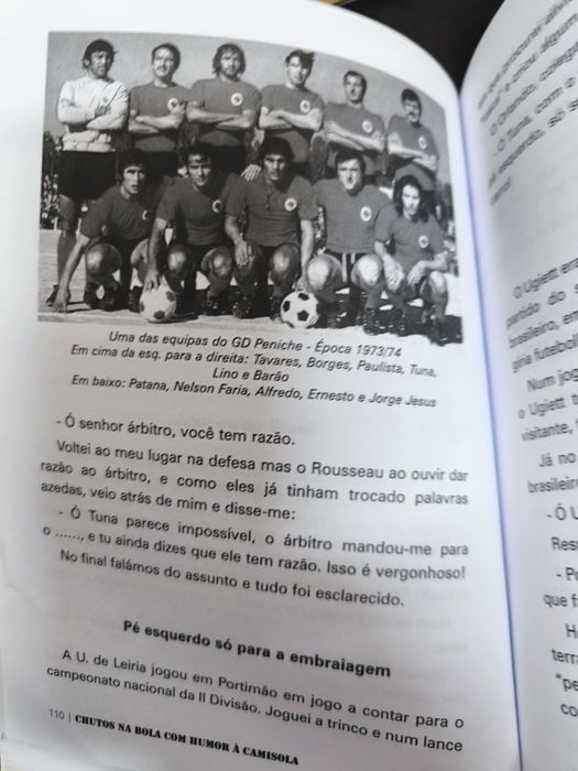 Livro Churros na bola com humor á camisola