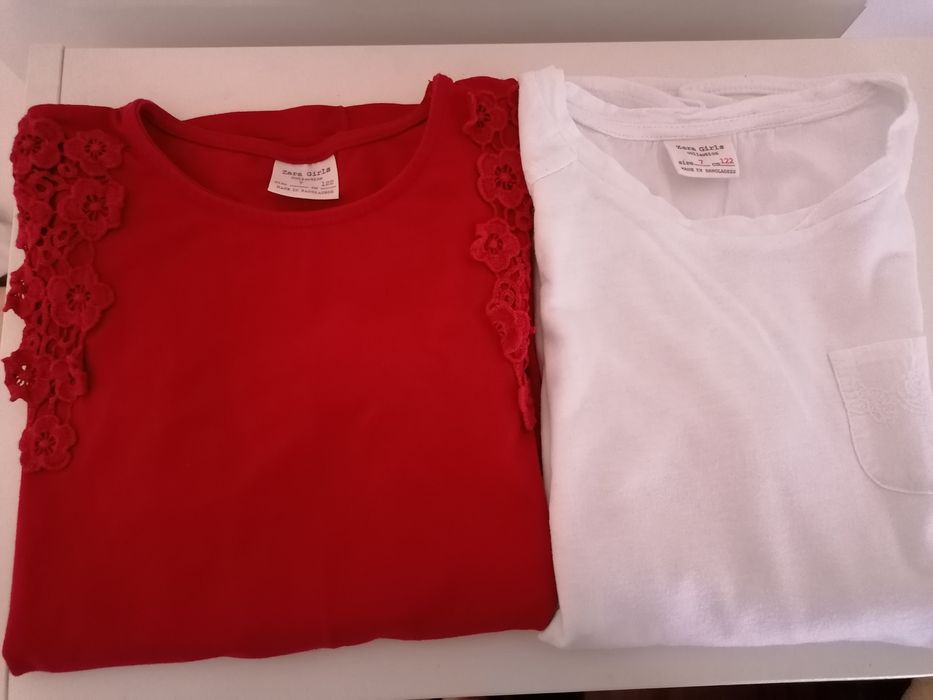 2 lindas Sweats  shirts Zara menina 7 anos