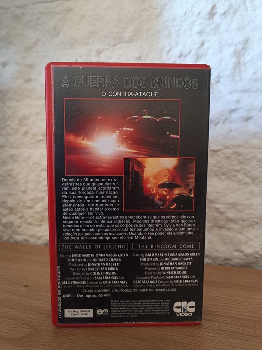 Filme VHS A Guerra dos Mundos O Contra-Ataque