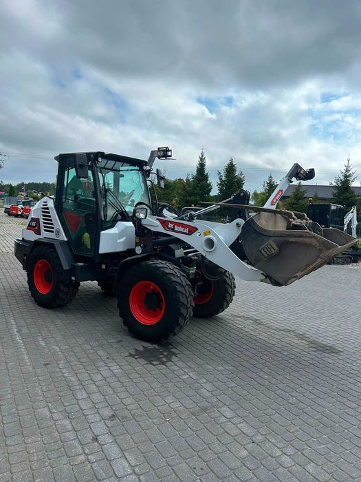 Wynajem ładowarki kołowej Bobcat L85 Łyżka Widły Szybkozłącze Bujak-Maszyny  Wypożyczalnia Rental Maszyn Koparek Ładowarek Pomorskie Dostawa