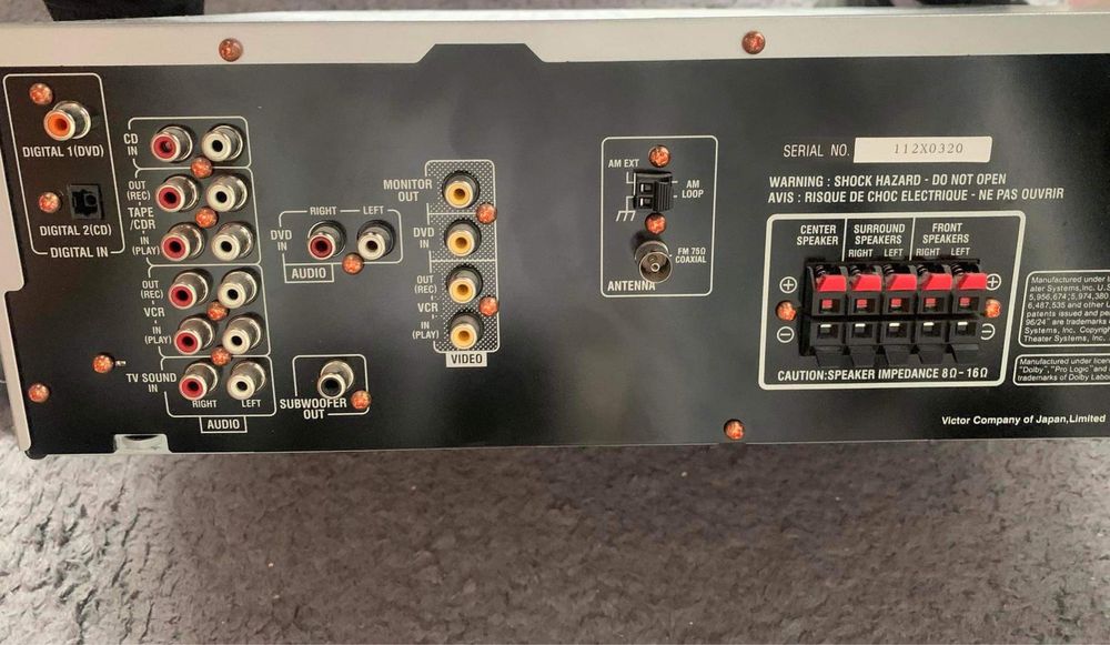 Aplituner JVC stereo + głośniki