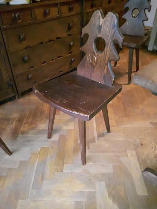 Stylowe, góralskie meble