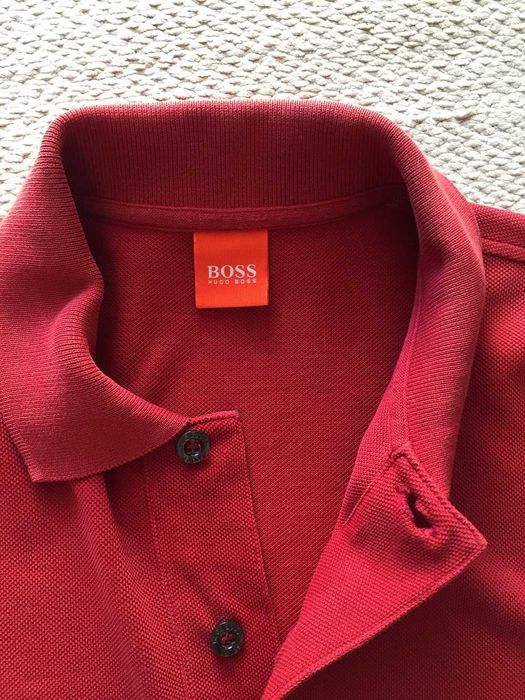 Camisa polo de manga curta -- BOSS orange   Tamanho S  mas é grande